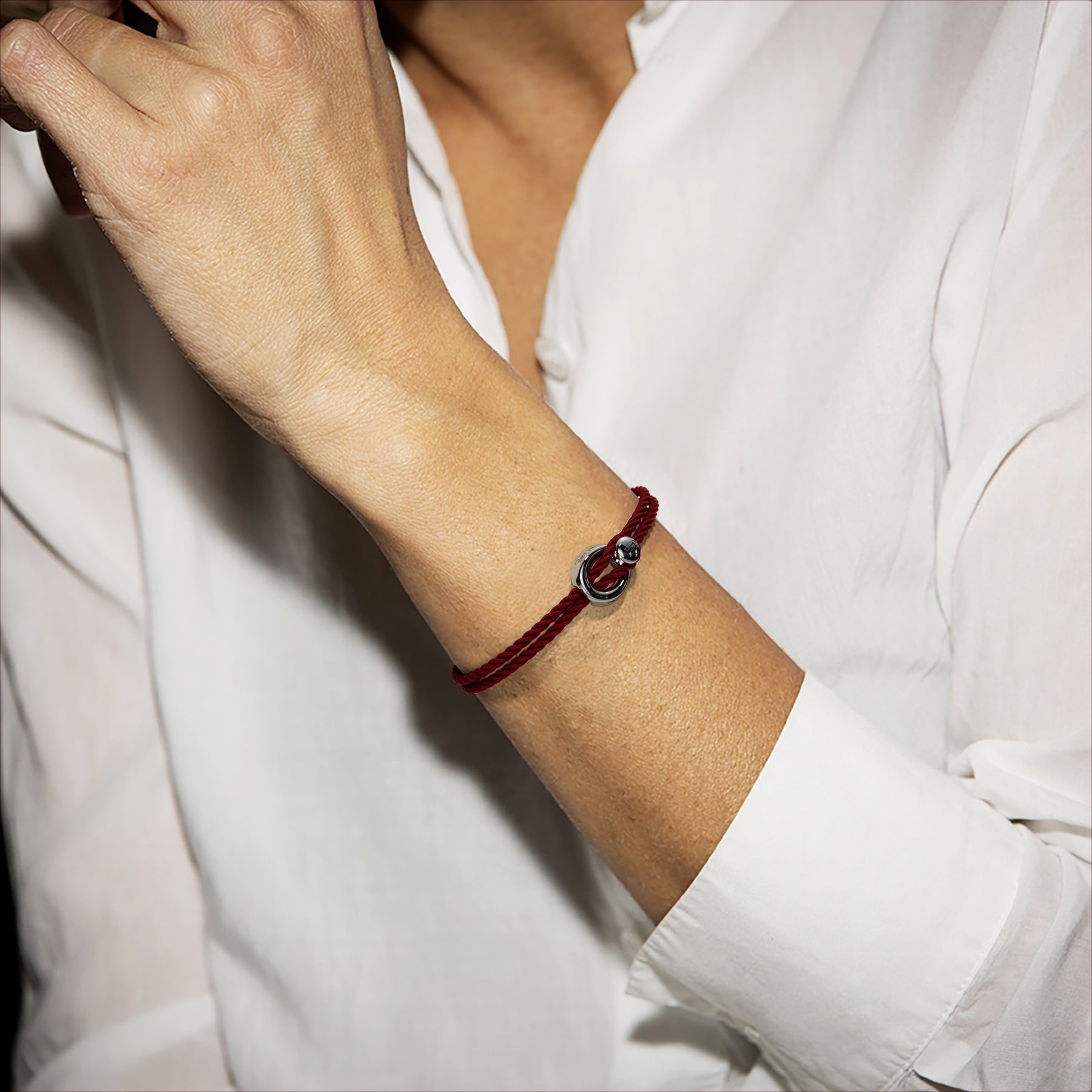 Links Jewels  Changes Petite Silk - Bordeaux detaljbild 01