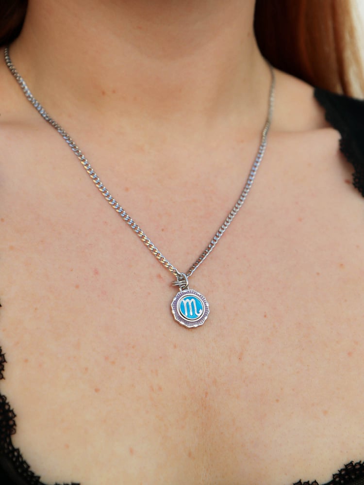 Maria Black  Saffi necklace 43cm - silver detaljbild 02