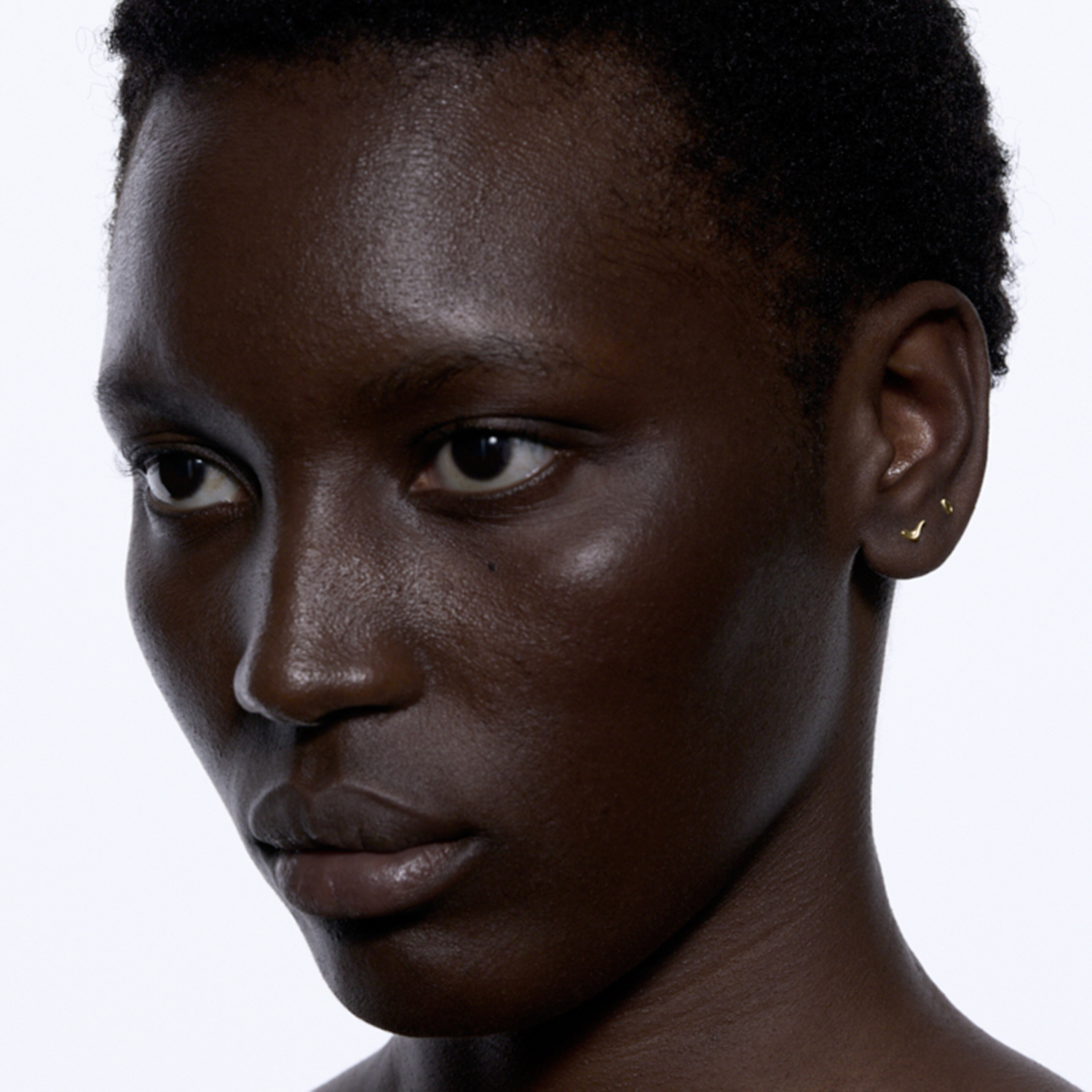 Maria Black  Micro Nubbin Stud - 14k gold detaljbild 01